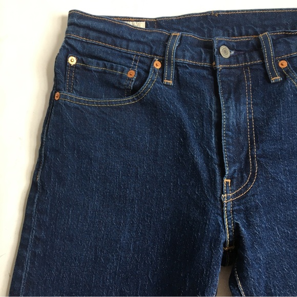 Levi’s 512 Premium Dark Wash Blue Denim Jeans Size 31 - Picture 10 of 17